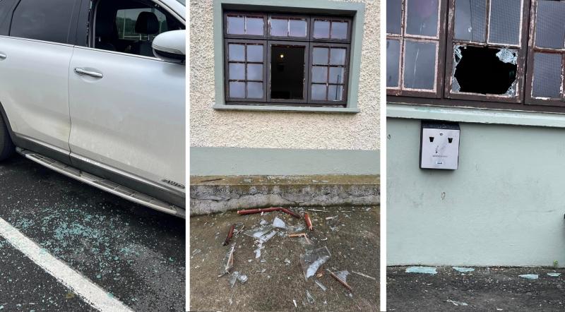 Vandals attack clubhouse and car at a Laois GAA club