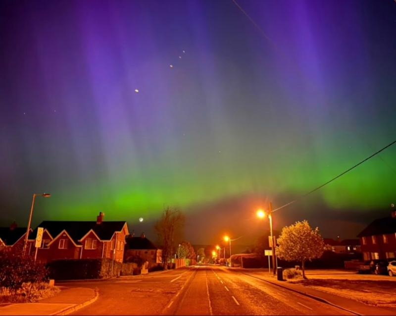 Spectacular Northern Lights put on great display across Laois 
