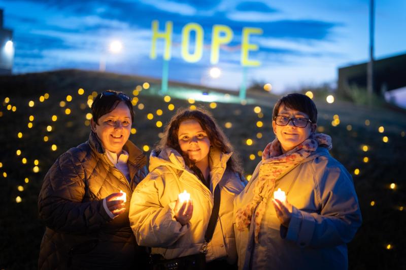 Thousands gather across Laois for three Darkness Into Light walks