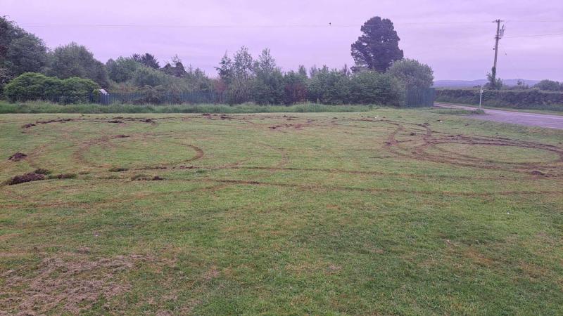 PICTURES: Slieve Bloom amenity spot damaged by 'thug' drivers