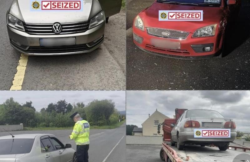 Laois Gardaí seize three vehicles in 24 hours 