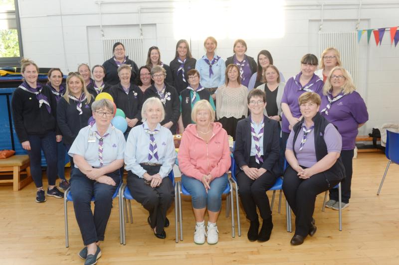 40 years of Guiding in Rathdowney- photo credit Saundra Thompson