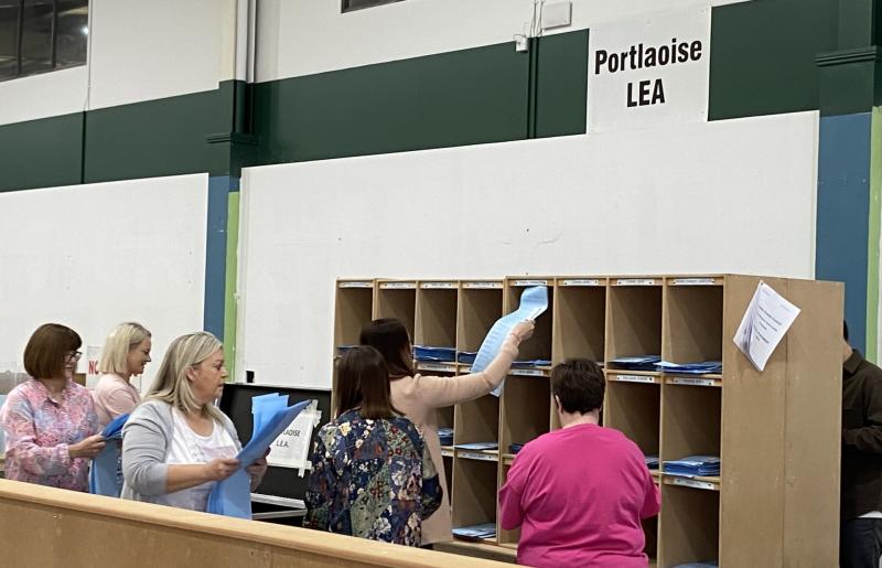 Count resumes in Laois local election with no candidates yet declared 