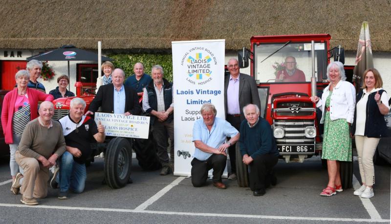 Celebrating 27 years of Vintage Road Runs for Laois Hospice. Photo by Michael Scully