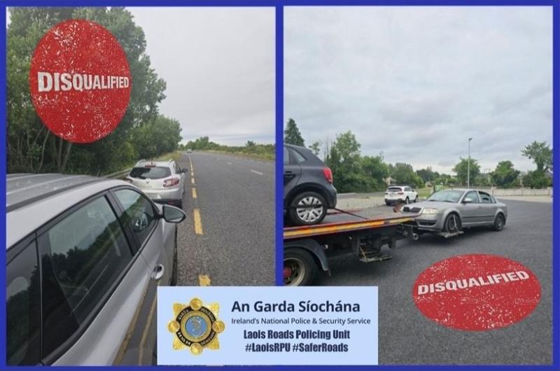 Gardaí seize two cars in Laois