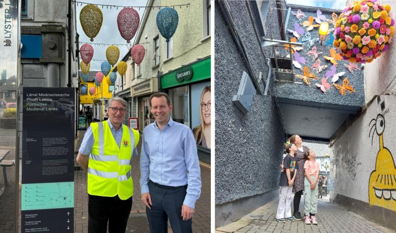 Bright new street decorations bringing summer to Portlaoise