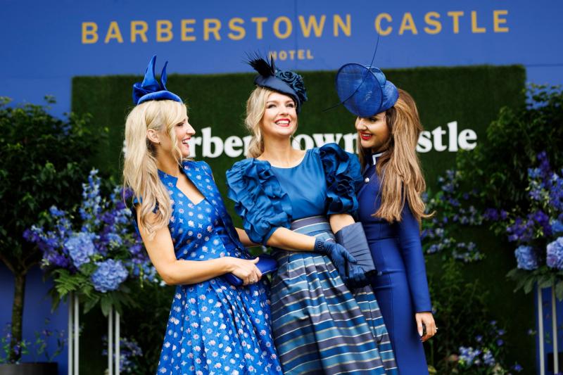 Stylish Portarlington sisters go Blue for a day at the Curragh 