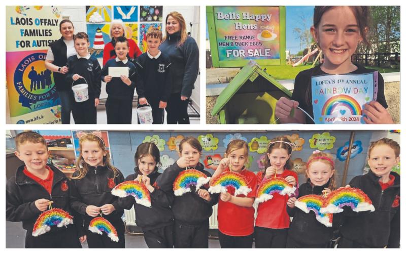Rainbow Day raises a staggering  €35,000 for Laois Offaly Families for Autism 
