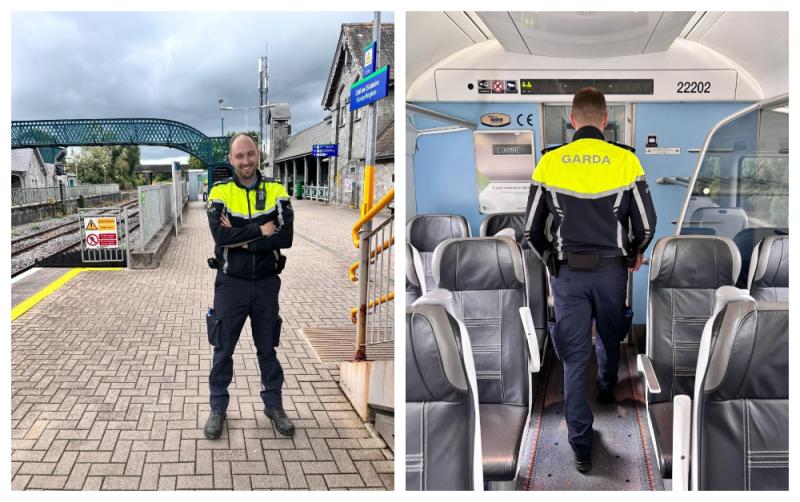 Laois Gardai conduct train patrols in anti-social behaviour initiative
