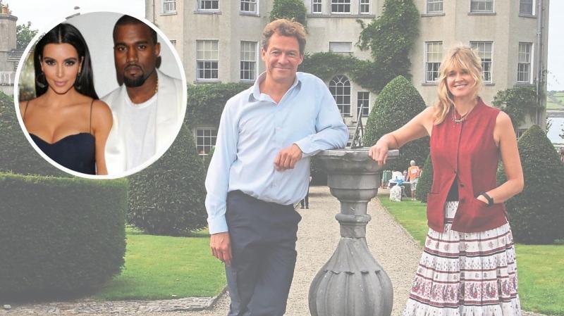 Kim Kardashian stayed at Ballyfin House after Dominic West's mother-in-law refused her to Glin Castle