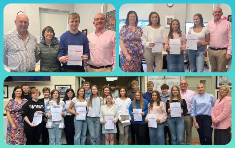 Pride of Portarlington: Colaiste Iosagain students receive Leaving Cert results