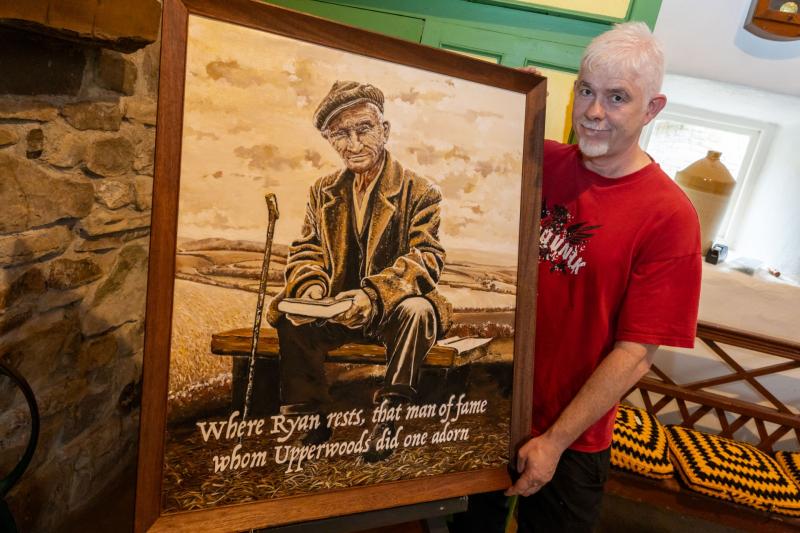 New portrait of Laois poet unveiled for heritage week 