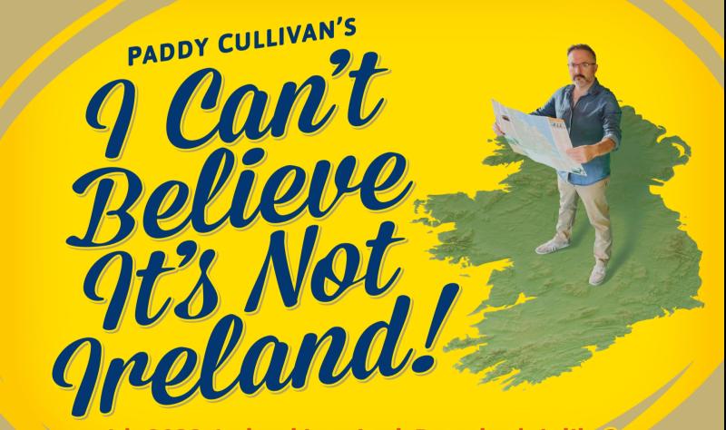 Paddy Cullivan set to give a hilariously insightful journey through the country at Dundalk's An T&aacute;in
