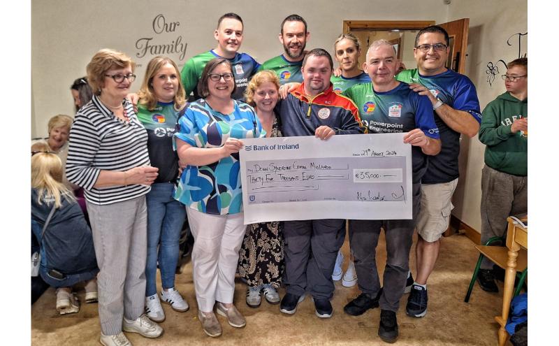 Laois cyclists raise €37,000 for Down Syndrome charity
