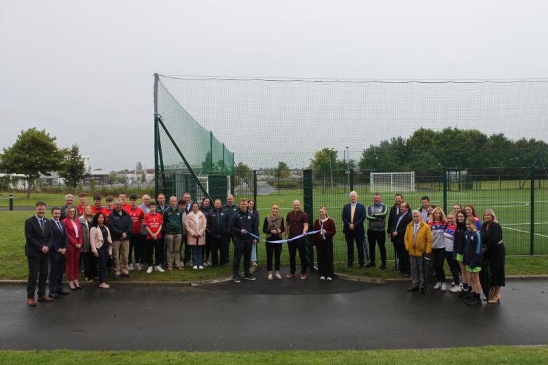 Laois GAA Club and school officially open new picth