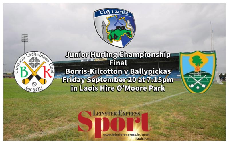 LIVE BLOG: Laois GAA Junior Hurling final between Borris-Kilcotton and Ballypickas