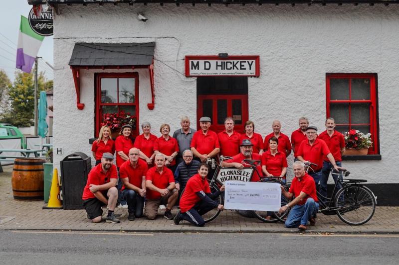 Clonaslee High Nelly Club donates over €35,000 to Laois parish 