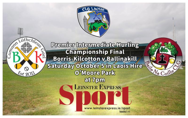 LIVE BLOG: Premier Intermediate Hurling final between Borris-Kilcotton and Ballinakill