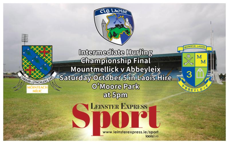 LIVE BLOG: Intermediate Hurling final between Mountmellick and Abbeyleix St Lazarian's