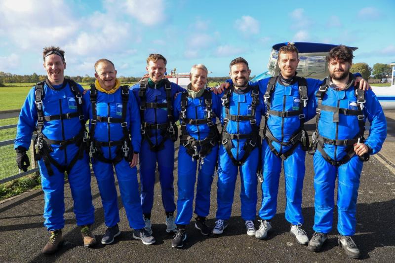 'The clouds parted' Laois parish priest and former Laois Rose in skydive fundraiser