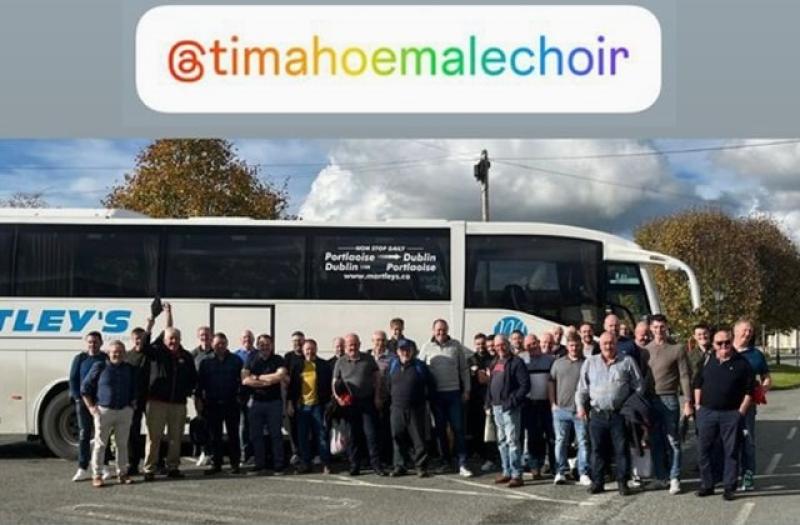 Laois lads inTimahoe Male Choir starring in RTÉ  show with The 2 Johnnies