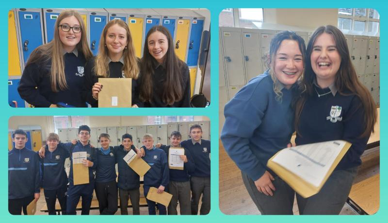 In Pictures: Smiles and delight in Mountmellick on Junior Cert Results Day