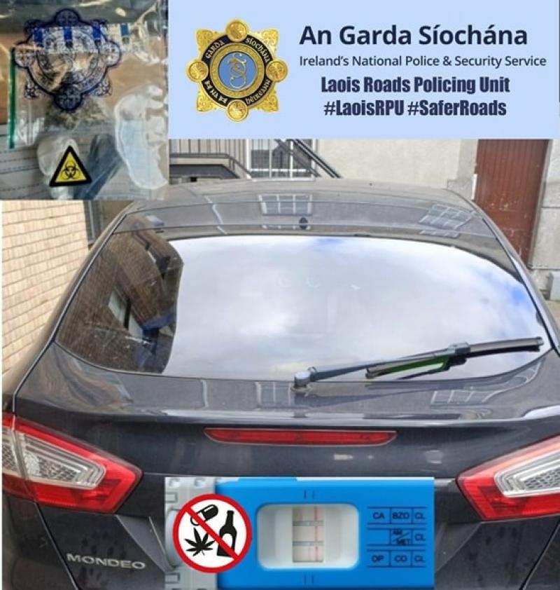 Drugs and car seized in Laois