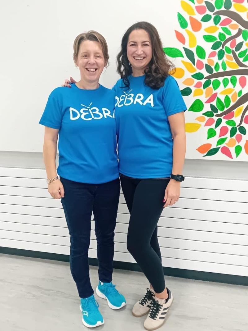 Laois school staff get behind Emma Fogarty to run Dublin Marathon in aid of Debra Ireland