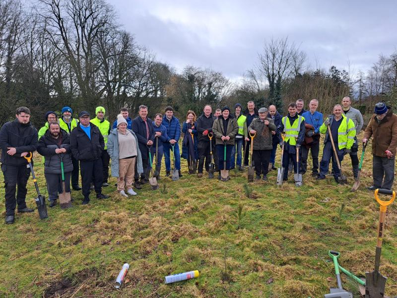 Portlaoise Tidy Towns wins prestigous prize for planting 40,000 trees in Laois  county town
