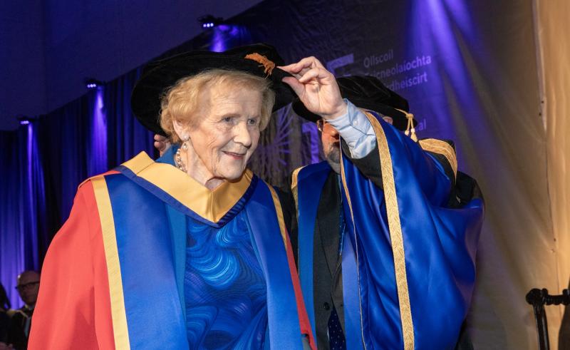 Laois ploughing queen Anna May McHugh awarded Honorary Doctorate
