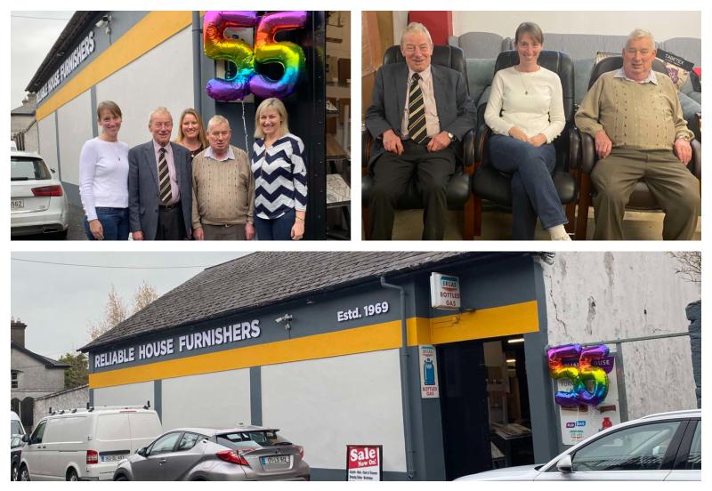 Fifty five years of furnishing Laois: Portlaoise family celebrate business milestone