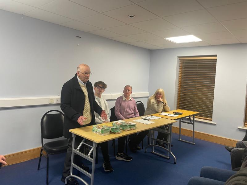 Brian Stanely joined by former Sinn Fein party members at Laois election campaign launch