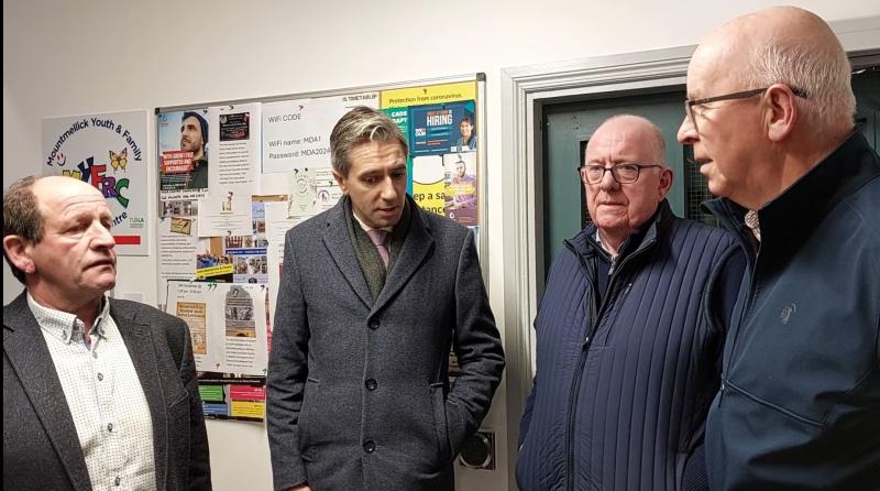 Taoiseach Simon Harris commits to Laois town's relief road as 'priority' if re-elected
