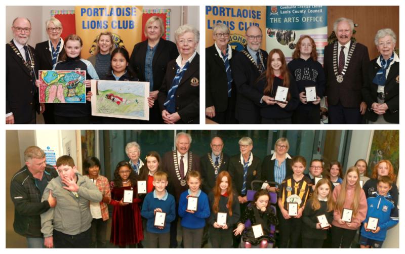PICTURES: Portlaoise student wins Peace Poster Contest 