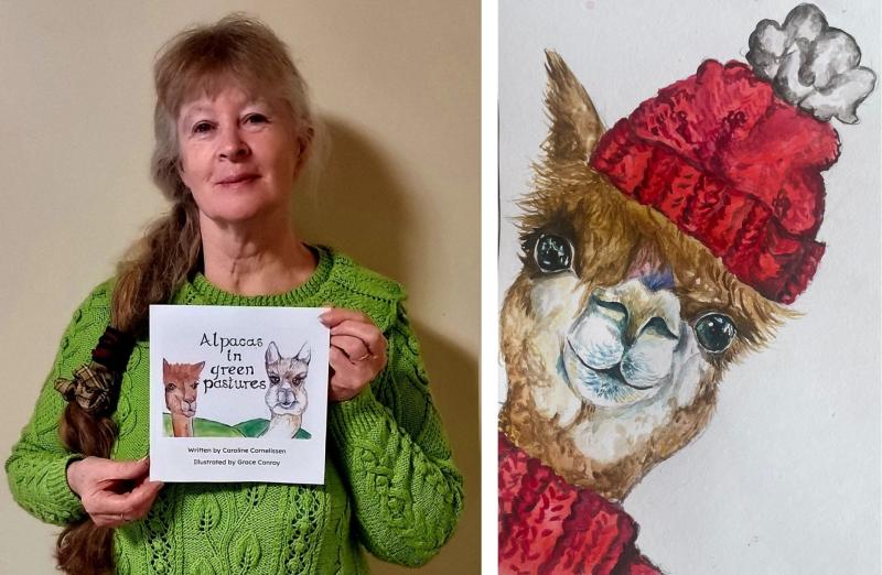Laois woman writes children's book all about cute alpacas in aid of CSPCA