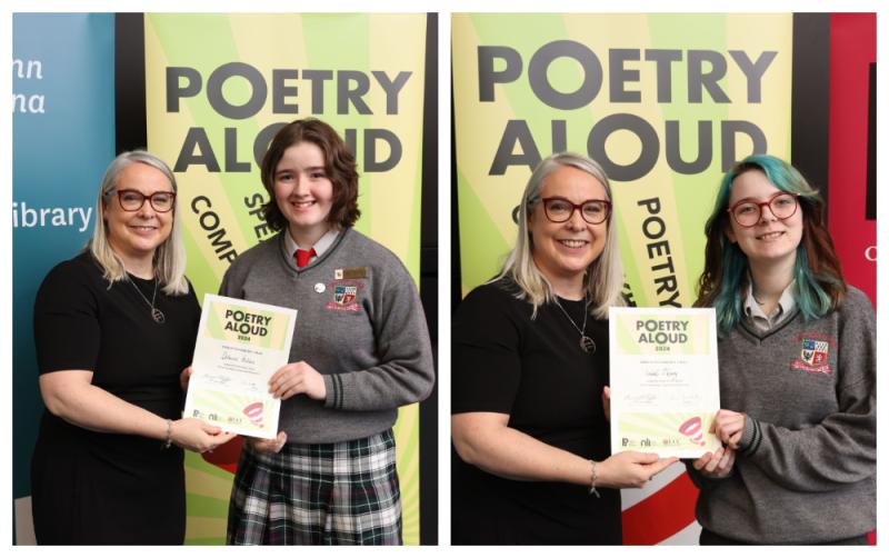 Laois school represented in all-island 'Poetry Aloud' poetry speaking competition