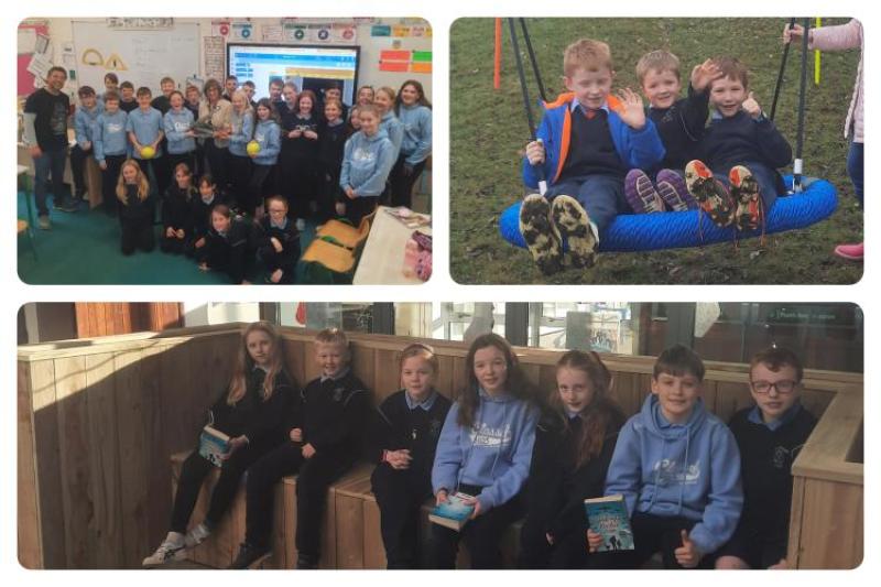Laois primary school receives new sensory courtyard for autism classrooms