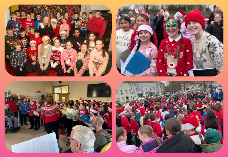 In Pictures: Laois children hold carol service in nursing home