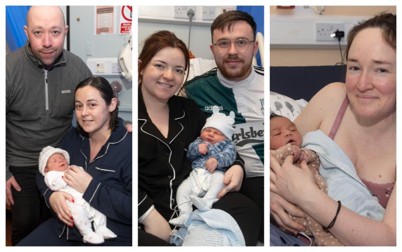 PICTURES: Joy and delight as New Year's babies are born in Portlaoise hospital 
