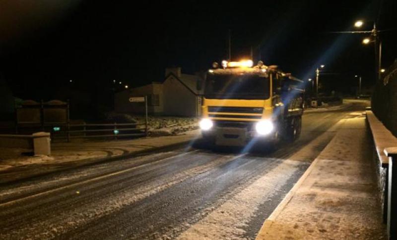 Laois County Council issues update on salting routes as temperatures to plummet 