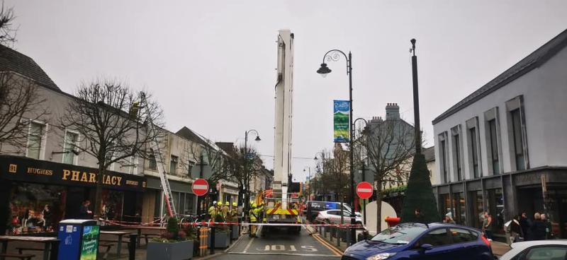 Portlaoise Main Street closed after electrical incident 