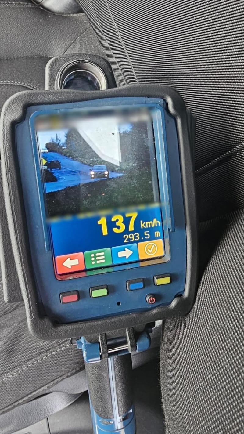 Motorist clocked driving 137km/hr on Laois Offaly border road 