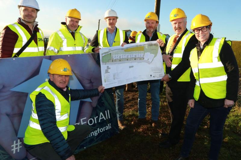 Construction of new social homes in rural Laois village begins 