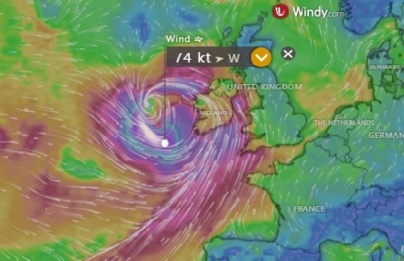 Status Red Storm Éowyn hitting nearly 100 kmph with worse to follow 