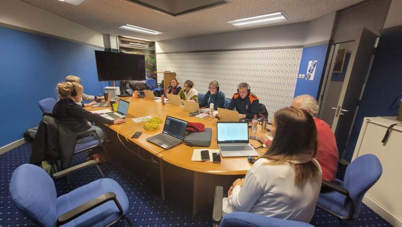 As Storm &Eacute;owyn began unleashing record breaking winds Laois Council staff were gathering in County Hall at 5am  