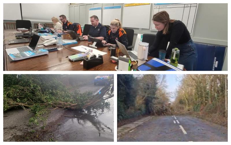 Laois County Council clear 30 road blockages in major cleanup operation after Storm &Eacute;owyn