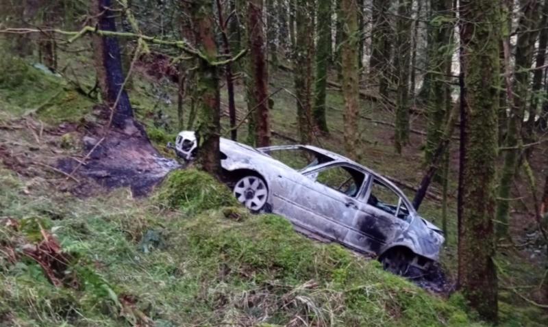 Car burnt out in Laois beauty spot  'it would have been a forest fire'