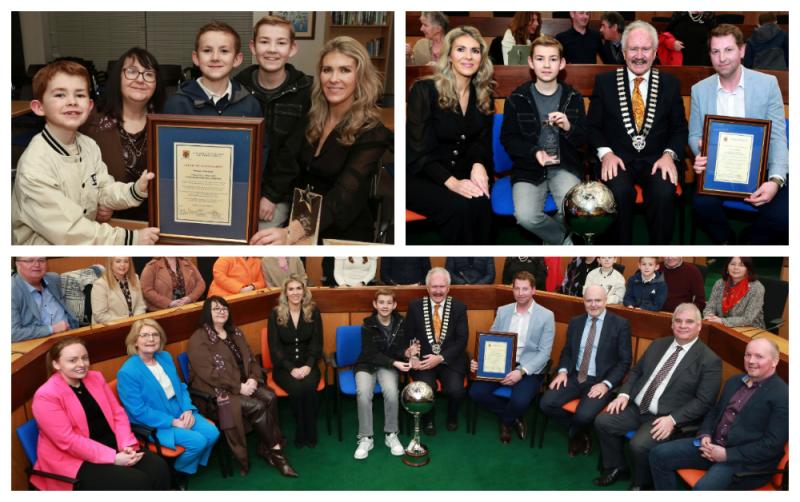 PICTURES: Civic reception for young Laois World Champion Irish dancer 