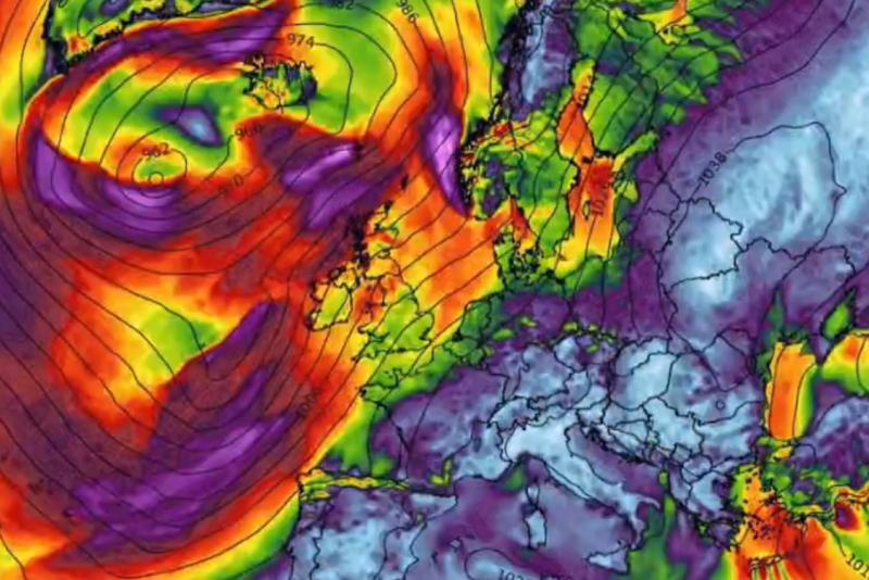 ALERT:  'Conveyor belt of storms' set to bring strong winds to Ireland in coming days