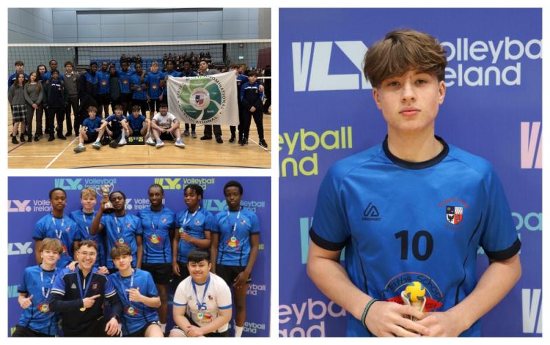 IN PICTURES: Portlaoise College crowned All-Ireland volleyball champions